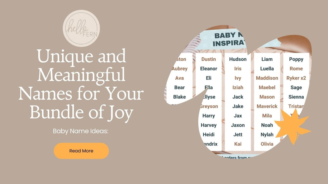 Baby Name Ideas: Unique and Meaningful Names for Your Bundle of Joy