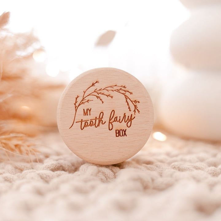 My tooth fairy wooden trinket box with whimsical design