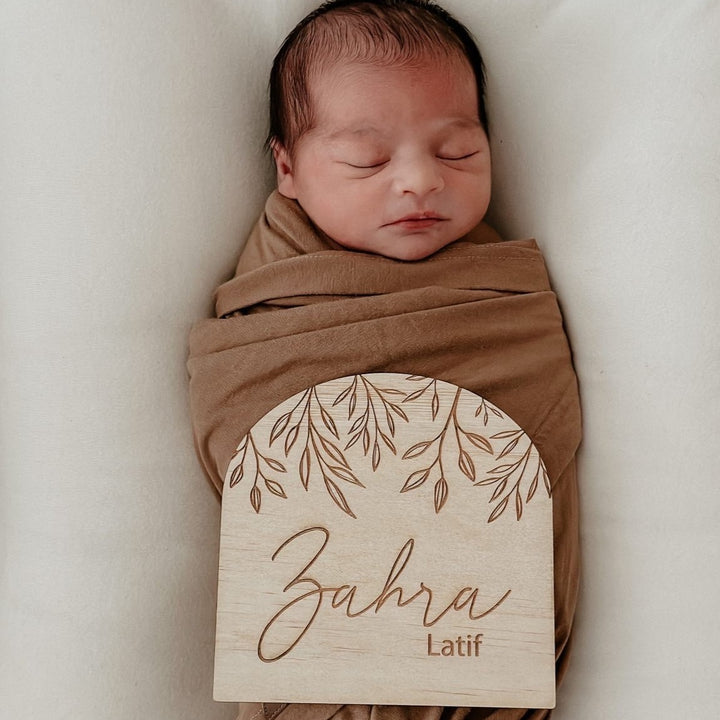 Personalised name plaque - ARCH