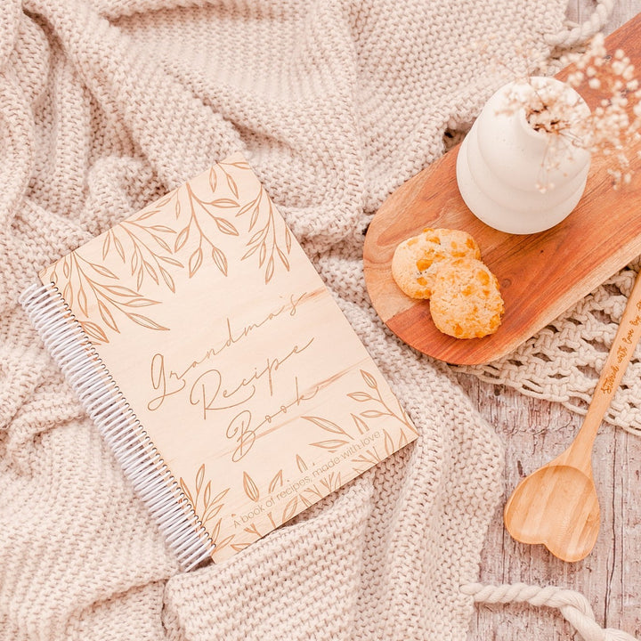 Mother's Day Wooden Journal (customise cover with any wording)