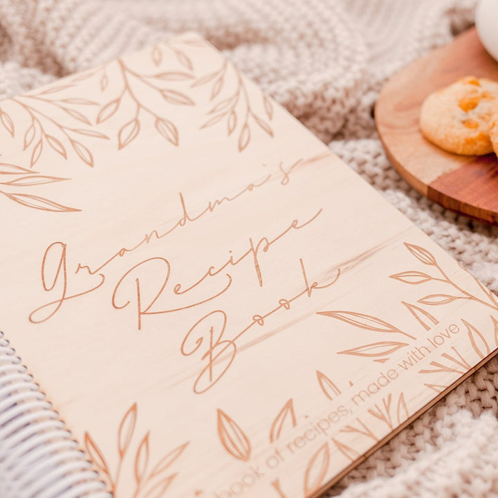 Mother's Day Wooden Journal (customise cover with any wording)