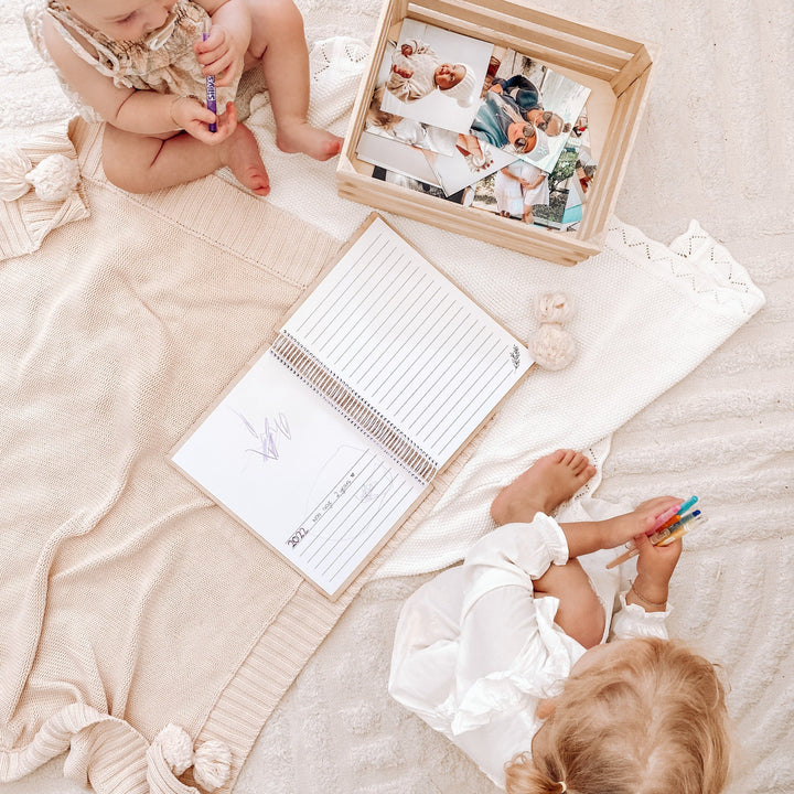 Mother's Day Wooden Journal (customise cover with any wording)