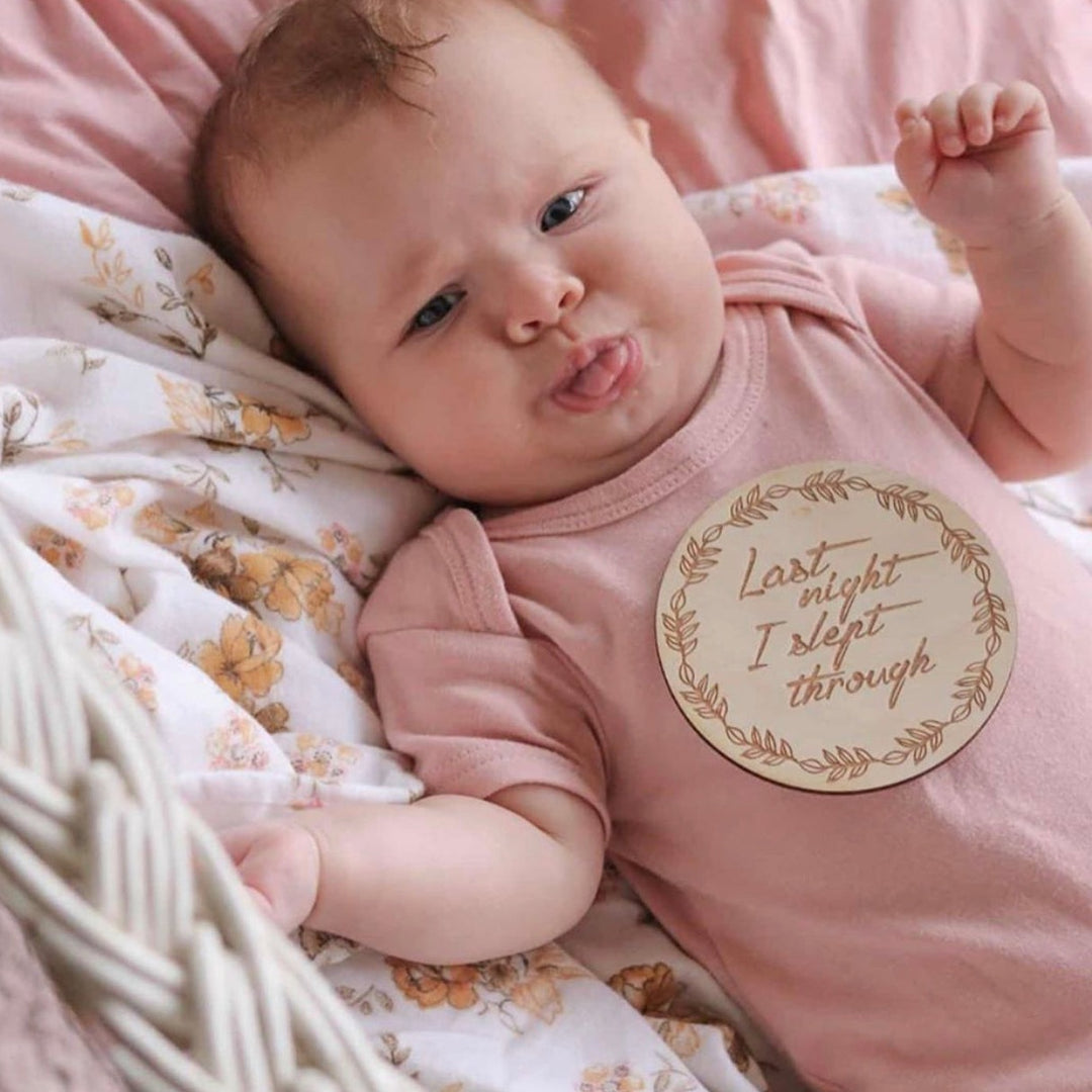 Wooden achievement milestone discs - Wreath