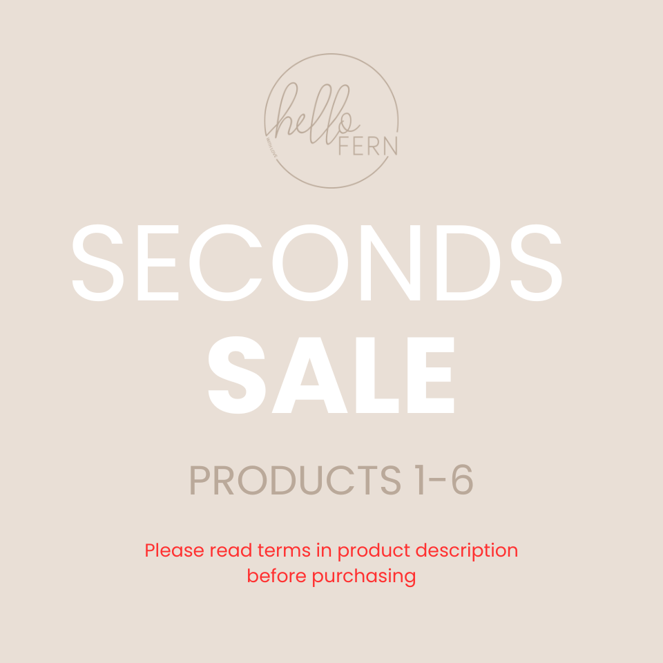 SECONDS SALE