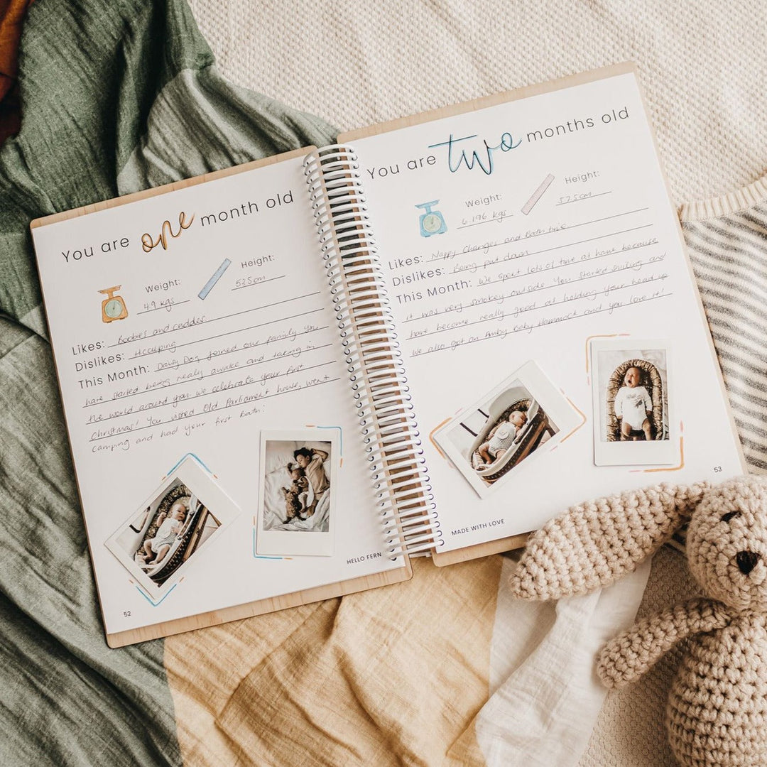 Personalised Baby Book (Seconds Sale) VERSION 1 Inner (customised with name)