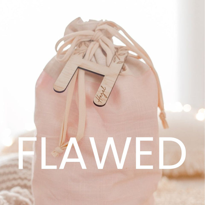 Easter Sacks FLAWED (customised with letter + name plaque) - (Seconds Sale)