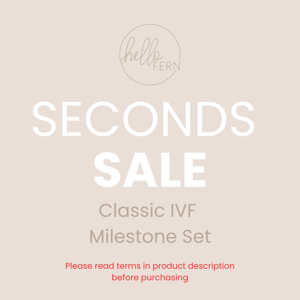 IVF Wooden Milestone Disc Set - Classic