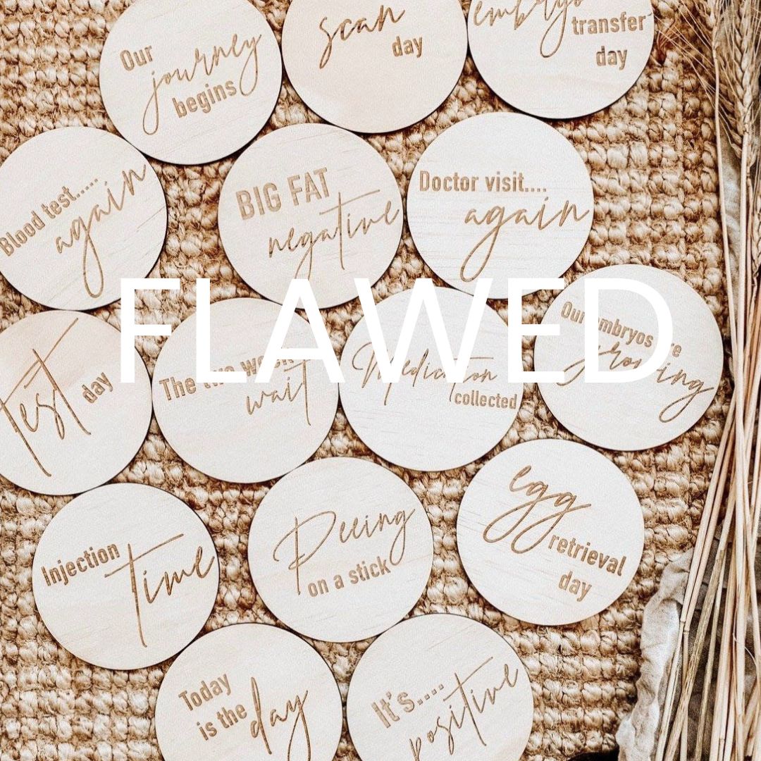 IVF Wooden Milestone Disc Set - Classic