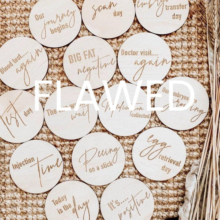 IVF Wooden Milestone Disc Set - Classic