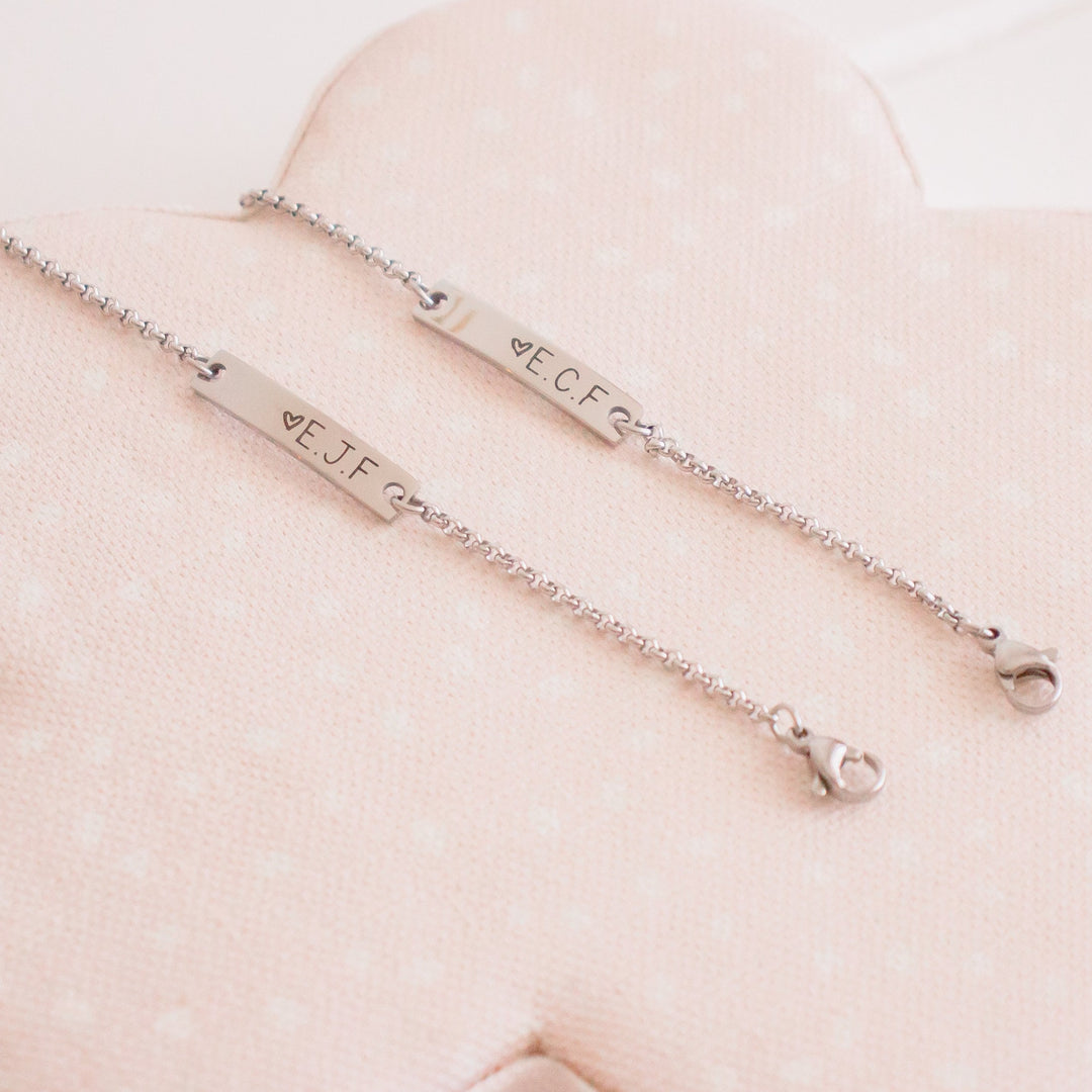 Engraved stainless keepsake bracelet – Hello Fern